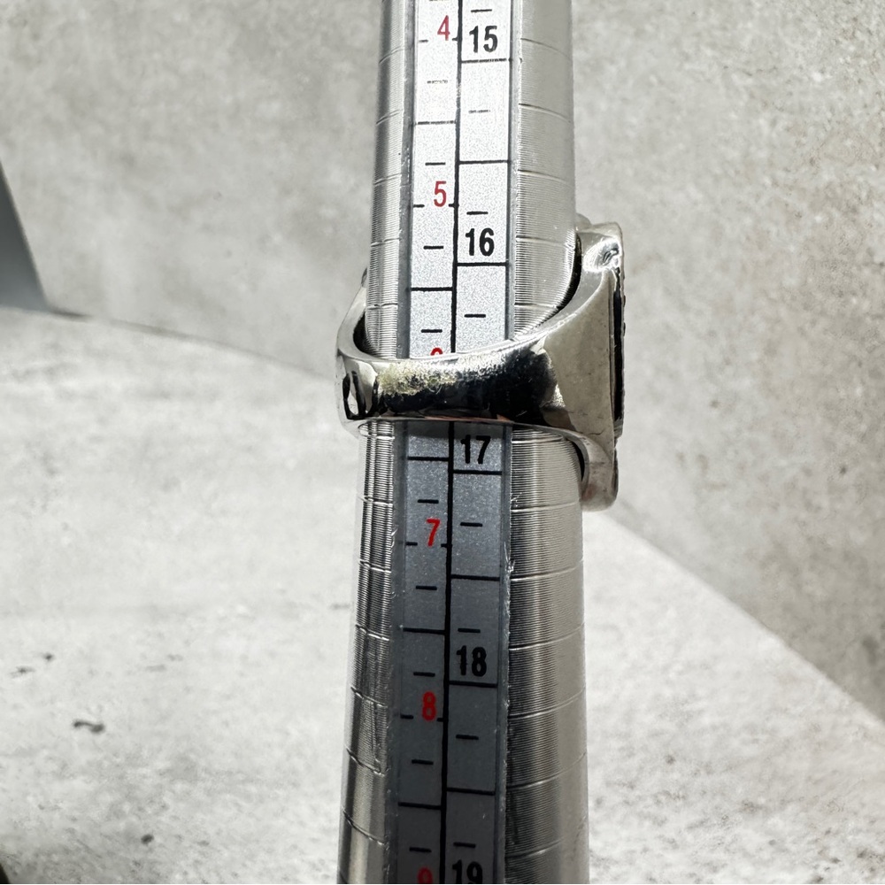 Butterfly Statement Ring Silver Tone Multi Stone … - image 8